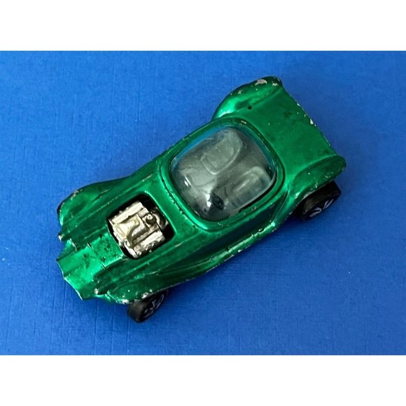 1968 Mattel Hot Wheels Redline Beatnik Bandit Green w/Dark interior HK Rare! - Picture 7 of 10